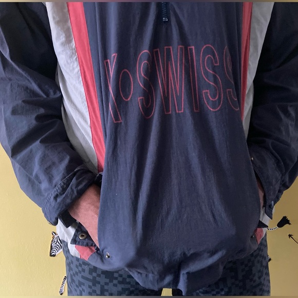 K-Swiss, 90s Windbreaker, L - Picture 4 of 15